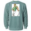 Unisex Midweight Pigment-Dyed Crewneck Sweatshirt Thumbnail