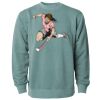 Unisex Midweight Pigment-Dyed Crewneck Sweatshirt Thumbnail