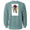 Unisex Midweight Pigment-Dyed Crewneck Sweatshirt Thumbnail