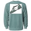 Unisex Midweight Pigment-Dyed Crewneck Sweatshirt Thumbnail