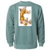 Unisex Midweight Pigment-Dyed Crewneck Sweatshirt Thumbnail