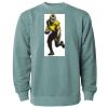 Unisex Midweight Pigment-Dyed Crewneck Sweatshirt Thumbnail