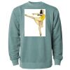 Unisex Midweight Pigment-Dyed Crewneck Sweatshirt Thumbnail