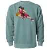 Unisex Midweight Pigment-Dyed Crewneck Sweatshirt Thumbnail