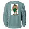 Unisex Midweight Pigment-Dyed Crewneck Sweatshirt Thumbnail