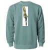 Unisex Midweight Pigment-Dyed Crewneck Sweatshirt Thumbnail