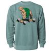 Unisex Midweight Pigment-Dyed Crewneck Sweatshirt Thumbnail