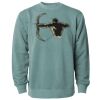 Unisex Midweight Pigment-Dyed Crewneck Sweatshirt Thumbnail