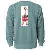 Unisex Midweight Pigment-Dyed Crewneck Sweatshirt Thumbnail