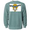 Unisex Midweight Pigment-Dyed Crewneck Sweatshirt Thumbnail