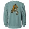 Unisex Midweight Pigment-Dyed Crewneck Sweatshirt Thumbnail