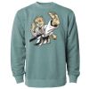 Unisex Midweight Pigment-Dyed Crewneck Sweatshirt Thumbnail