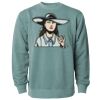 Unisex Midweight Pigment-Dyed Crewneck Sweatshirt Thumbnail