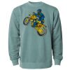 Unisex Midweight Pigment-Dyed Crewneck Sweatshirt Thumbnail