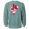 Unisex Midweight Pigment-Dyed Crewneck Sweatshirt Thumbnail