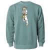 Unisex Midweight Pigment-Dyed Crewneck Sweatshirt Thumbnail