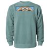 Unisex Midweight Pigment-Dyed Crewneck Sweatshirt Thumbnail