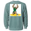 Unisex Midweight Pigment-Dyed Crewneck Sweatshirt Thumbnail