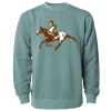 Unisex Midweight Pigment-Dyed Crewneck Sweatshirt Thumbnail