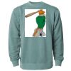 Unisex Midweight Pigment-Dyed Crewneck Sweatshirt Thumbnail