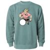 Unisex Midweight Pigment-Dyed Crewneck Sweatshirt Thumbnail