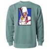 Unisex Midweight Pigment-Dyed Crewneck Sweatshirt Thumbnail