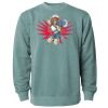 Unisex Midweight Pigment-Dyed Crewneck Sweatshirt Thumbnail