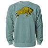 Unisex Midweight Pigment-Dyed Crewneck Sweatshirt Thumbnail