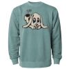 Unisex Midweight Pigment-Dyed Crewneck Sweatshirt Thumbnail