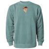 Unisex Midweight Pigment-Dyed Crewneck Sweatshirt Thumbnail