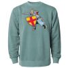 Unisex Midweight Pigment-Dyed Crewneck Sweatshirt Thumbnail