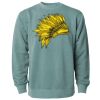 Unisex Midweight Pigment-Dyed Crewneck Sweatshirt Thumbnail