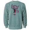 Unisex Midweight Pigment-Dyed Crewneck Sweatshirt Thumbnail