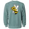 Unisex Midweight Pigment-Dyed Crewneck Sweatshirt Thumbnail