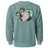 Unisex Midweight Pigment-Dyed Crewneck Sweatshirt Thumbnail