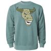 Unisex Midweight Pigment-Dyed Crewneck Sweatshirt Thumbnail