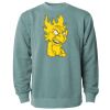 Unisex Midweight Pigment-Dyed Crewneck Sweatshirt Thumbnail