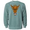 Unisex Midweight Pigment-Dyed Crewneck Sweatshirt Thumbnail