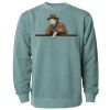 Unisex Midweight Pigment-Dyed Crewneck Sweatshirt Thumbnail