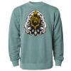 Unisex Midweight Pigment-Dyed Crewneck Sweatshirt Thumbnail