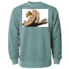 Unisex Midweight Pigment-Dyed Crewneck Sweatshirt Thumbnail