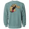 Unisex Midweight Pigment-Dyed Crewneck Sweatshirt Thumbnail