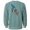 Unisex Midweight Pigment-Dyed Crewneck Sweatshirt Thumbnail