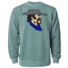 Unisex Midweight Pigment-Dyed Crewneck Sweatshirt Thumbnail