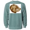 Unisex Midweight Pigment-Dyed Crewneck Sweatshirt Thumbnail