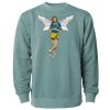 Unisex Midweight Pigment-Dyed Crewneck Sweatshirt Thumbnail