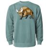 Unisex Midweight Pigment-Dyed Crewneck Sweatshirt Thumbnail