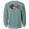 Unisex Midweight Pigment-Dyed Crewneck Sweatshirt Thumbnail