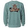 Unisex Midweight Pigment-Dyed Crewneck Sweatshirt Thumbnail