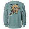 Unisex Midweight Pigment-Dyed Crewneck Sweatshirt Thumbnail